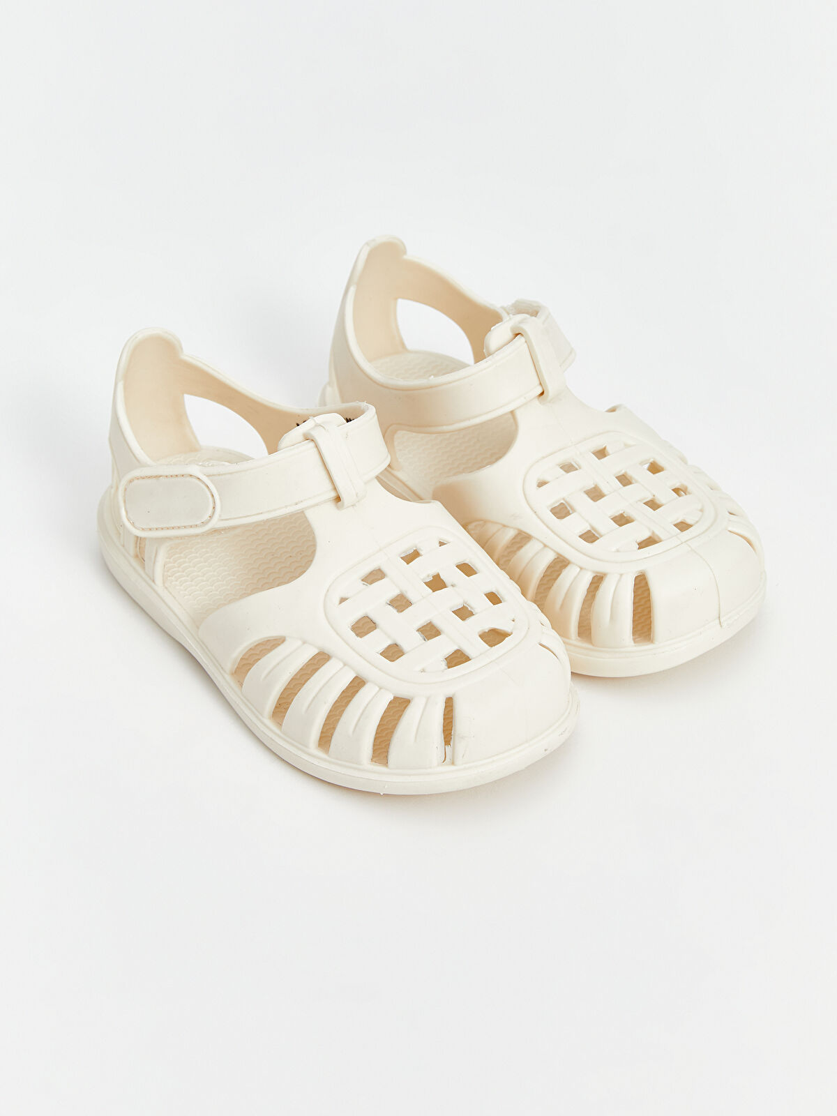 l_20251-s5ii06z1-v93_a.jpg LCW STEPS Beige Velcro Baby Girl Beach Sandals