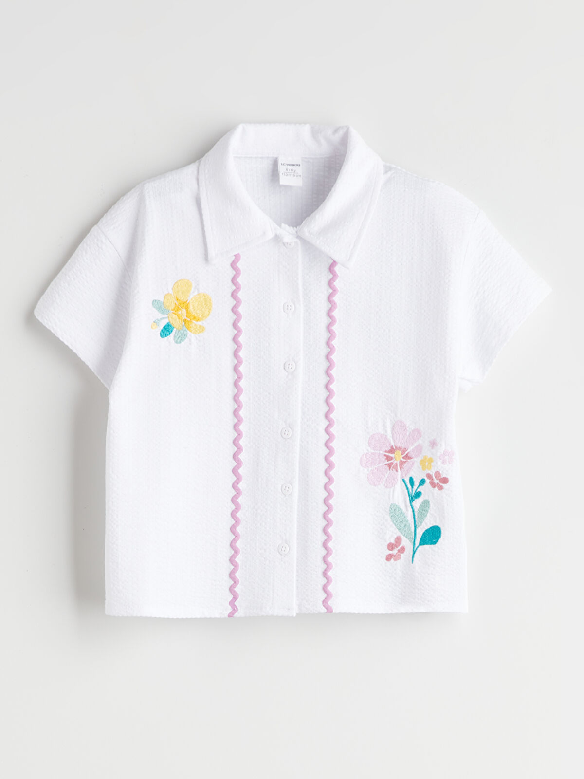 l_20251-s5na92z1-jyx_a1.jpg LCW Kids White Floral Girls Shirt and Shorts Set