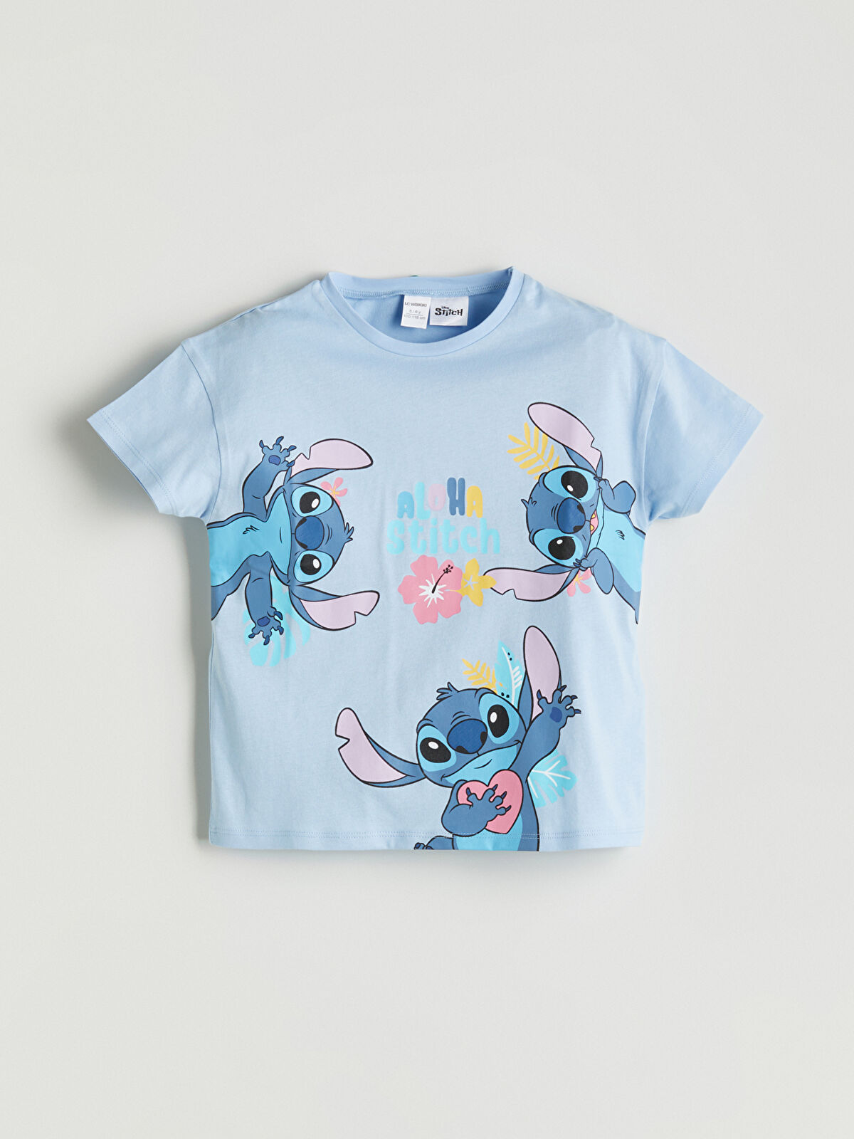 l_20251-s5p079z1-qxh_a.jpg LCW Kids Blue Crew Neck Lilo & Stitch Printed T-Shirt