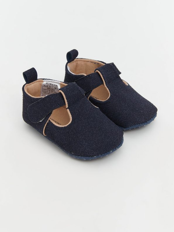 LCW STEPS Navy Velcro Pre-Walking Shoes for Baby Boys