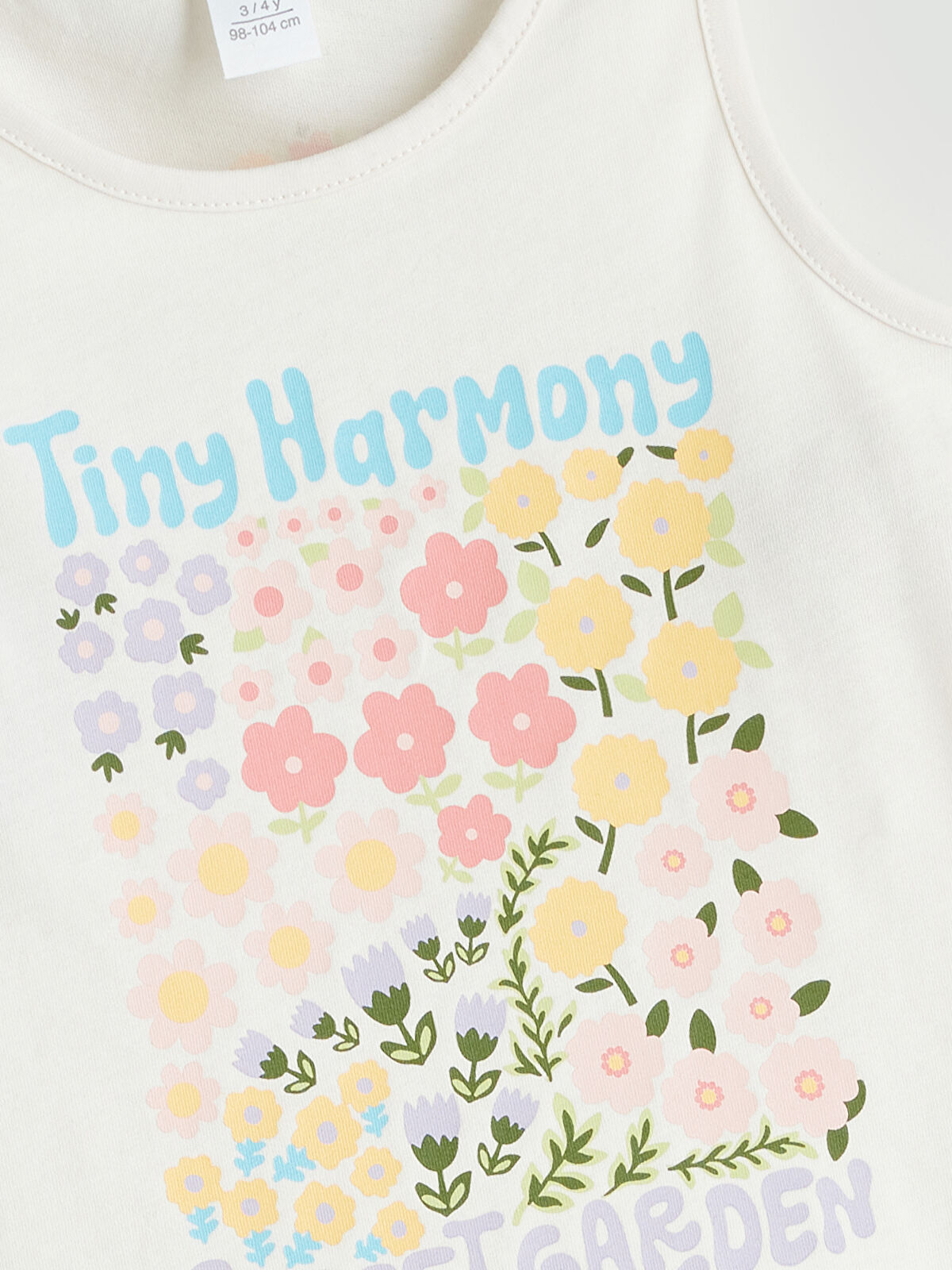 l_20251-s5p539z1-fes_a2.jpg LCW Kids Cream Floral Print Sleeveless Girls' Tank Top Set