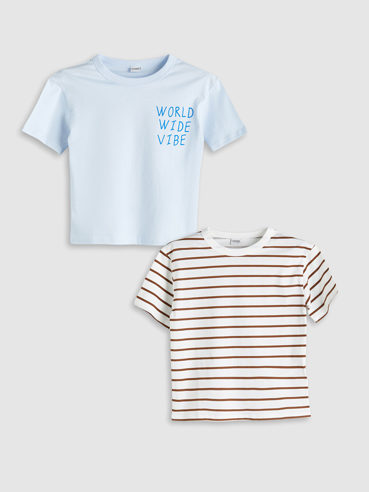l_20251-s5pt56z4-fz7_a1.jpg LCW Kids Blue Crew Neck Boys T-Shirt Set