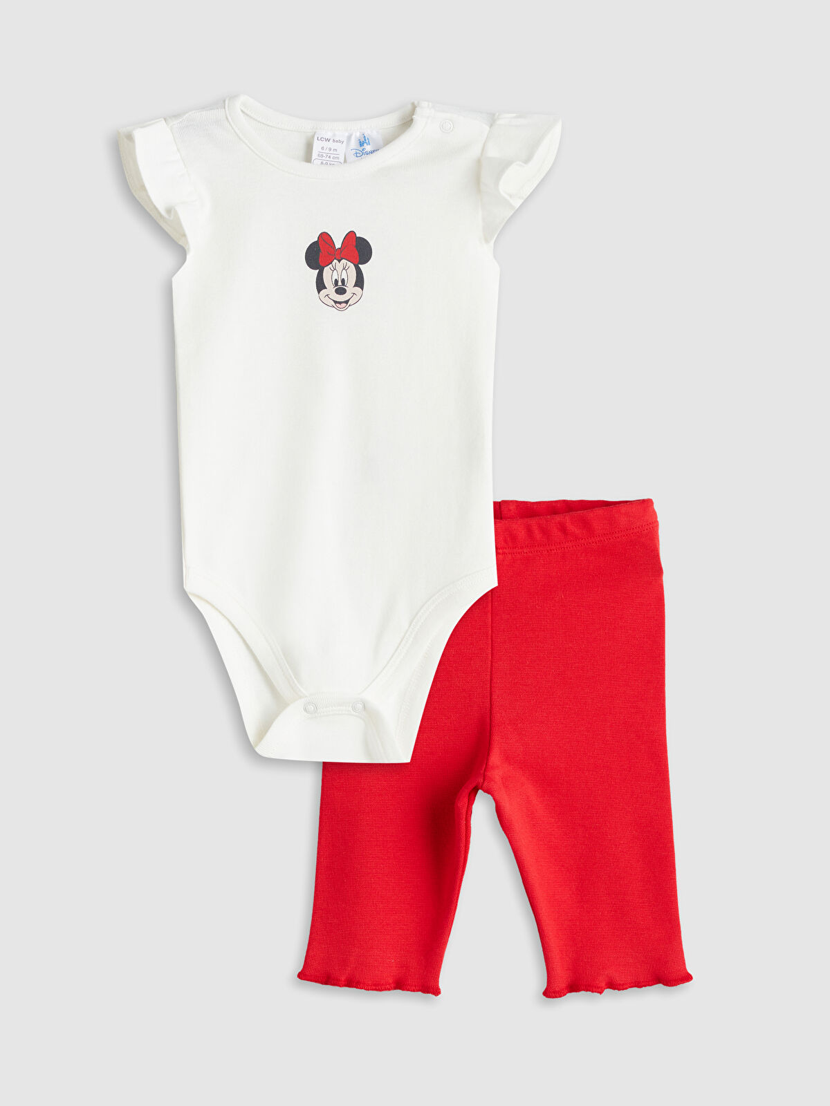 l_20251-s5q396z1-fdu_a.jpg LCW Baby Cream Minnie Mouse Printed Girl Baby Bodysuit and Leggings Set