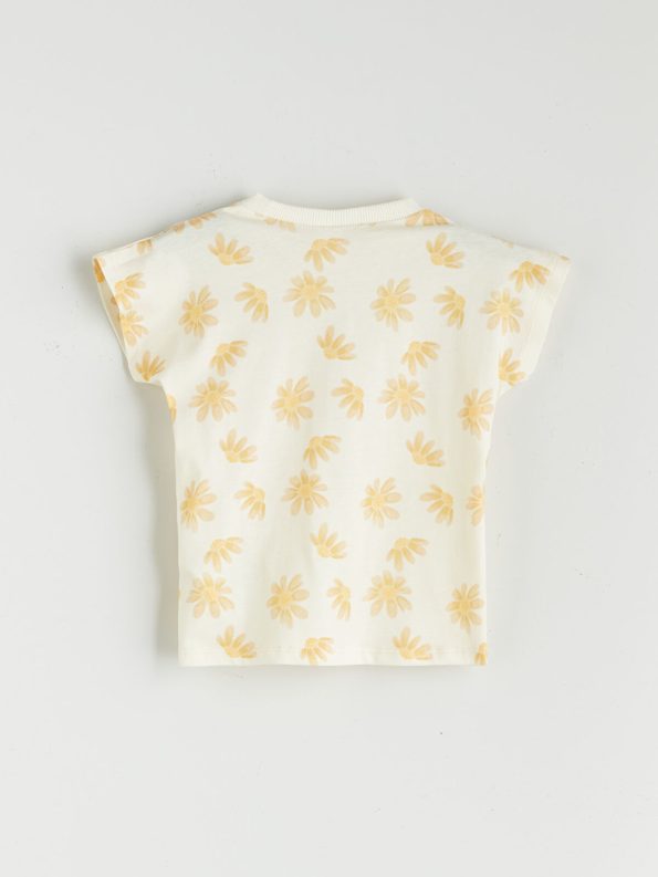 LCW Baby Floral T-Shirt and Shorts Set