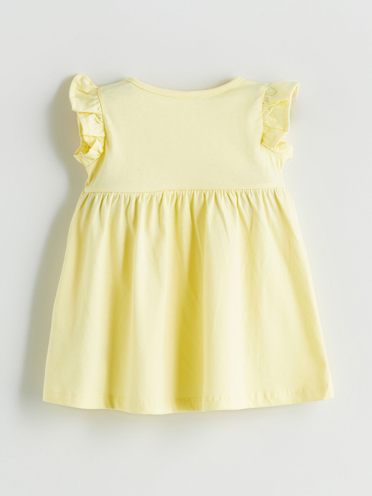 l_20251-s5ri61z1-fez_a2.jpg LCW Baby Yellow Bicycle Neck Dress for Girls