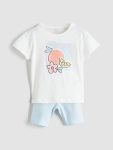 LCW Baby Printed Girls T-Shirt and Leggings Set