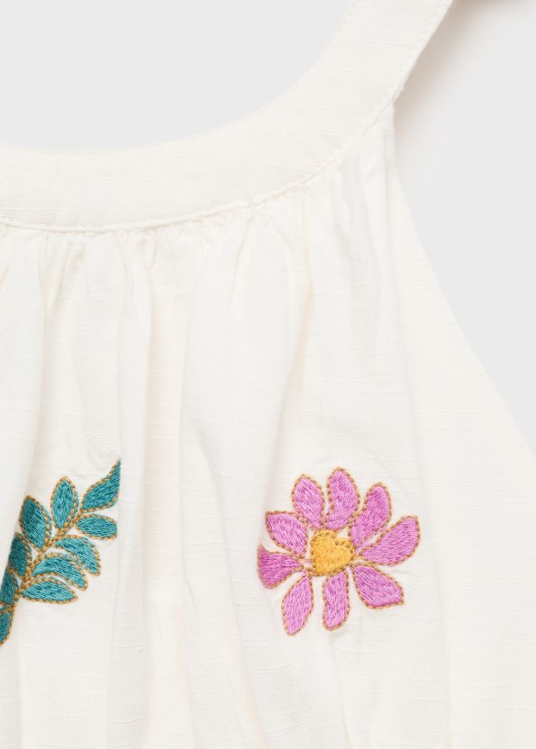 Flower Embroidered Dress