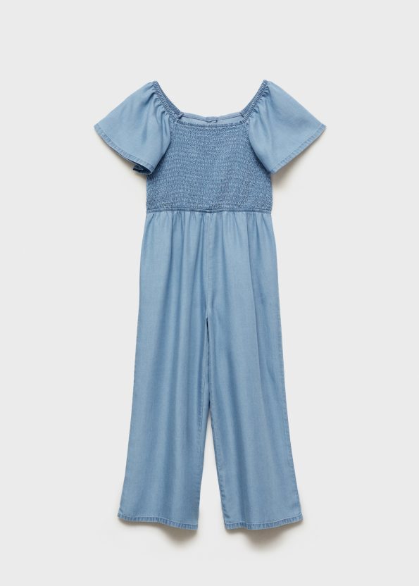 Gathered Long Jumpsuit