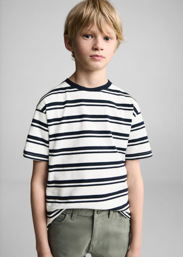 Cotton Striped T-Shirt