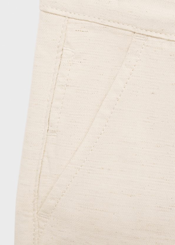 Cotton-Linen Blend Pants