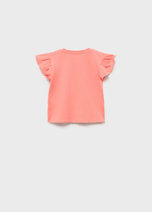 Ruffled Sleeve T-Shirt