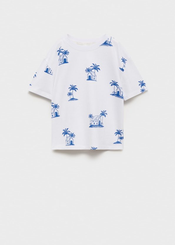 Palm Tree Printed T-Shirt