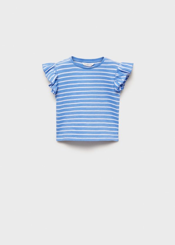 100% Striped Cotton T-Shirt