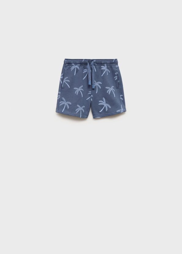 Cotton Printed Bermuda Shorts
