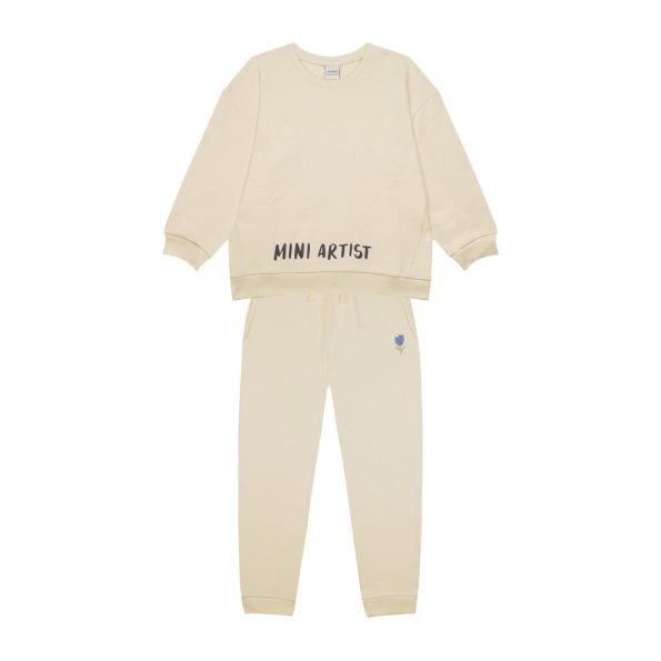 Mini Artist Sweatshirt Tracksuit Set