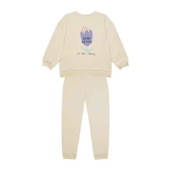 Mini Artist Sweatshirt Tracksuit Set