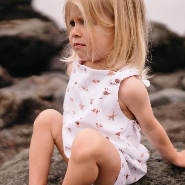 Coastal Tales Shorts Jumpsuit