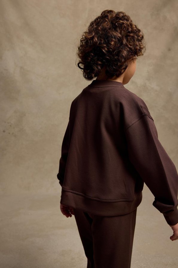 Soft Modal Pleated Set Brown