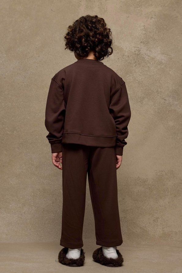 Soft Modal Pleated Set Brown