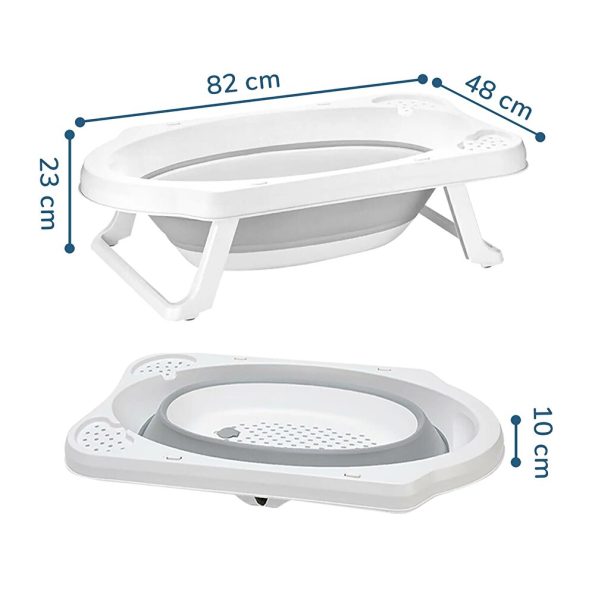 3-Piece Foldable Bathtub Set